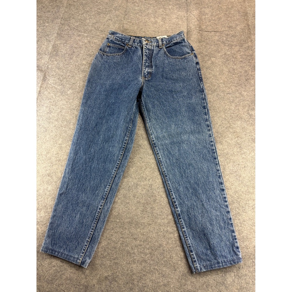 Lawman Group International High Waisted Straight Leg Jeans Medium Wash Size 13